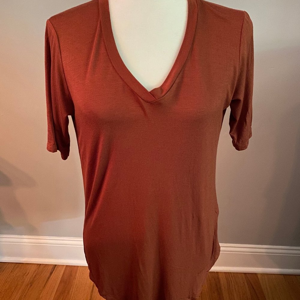 Women's Essential Tee in Orange